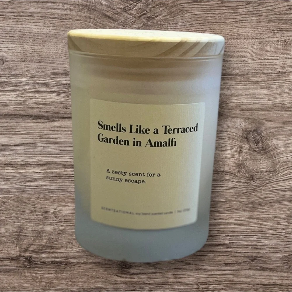 Scentsational  Candle with Wooden Lid